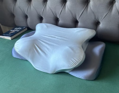Travesseiro Cervical Ergonômico em Espuma Viscoelástica
