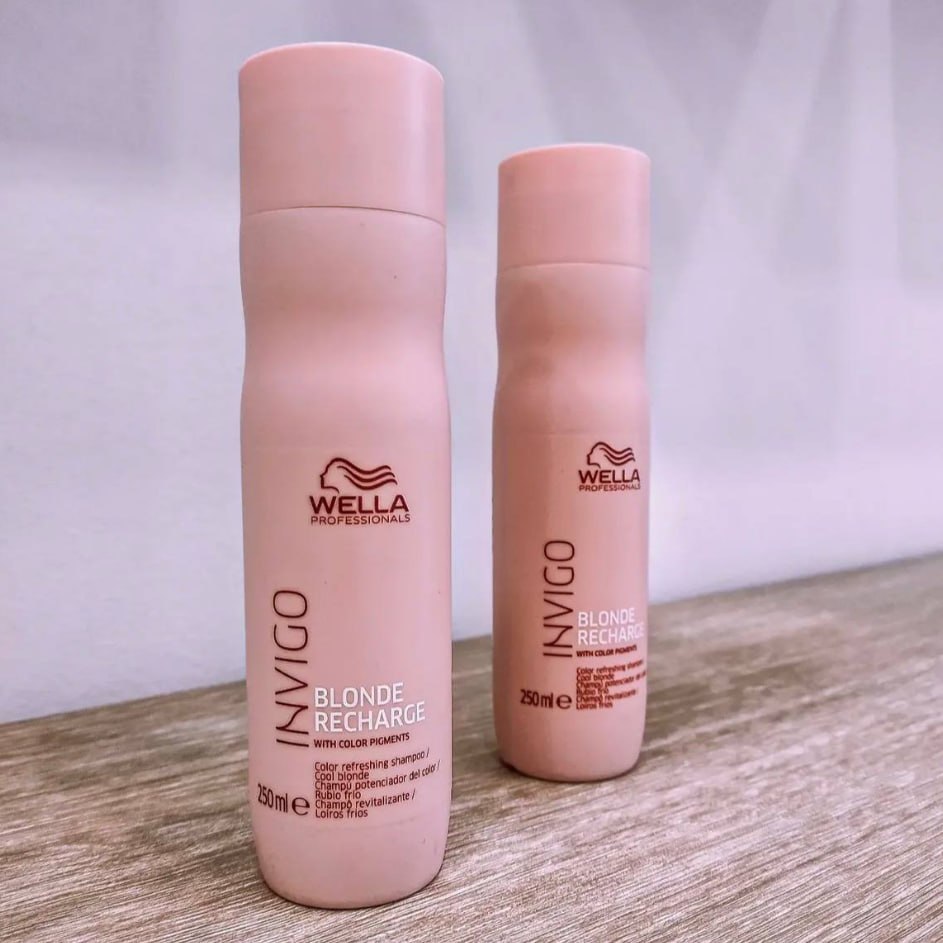 Kit Wella Prof Invigo Blonde Recharge-Sh 250ml (2unds)