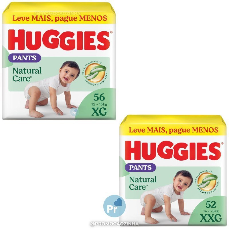 Fralda Roupinha Natural Care Xxg 52 Fraldas Huggies Xxg Sem Gênero