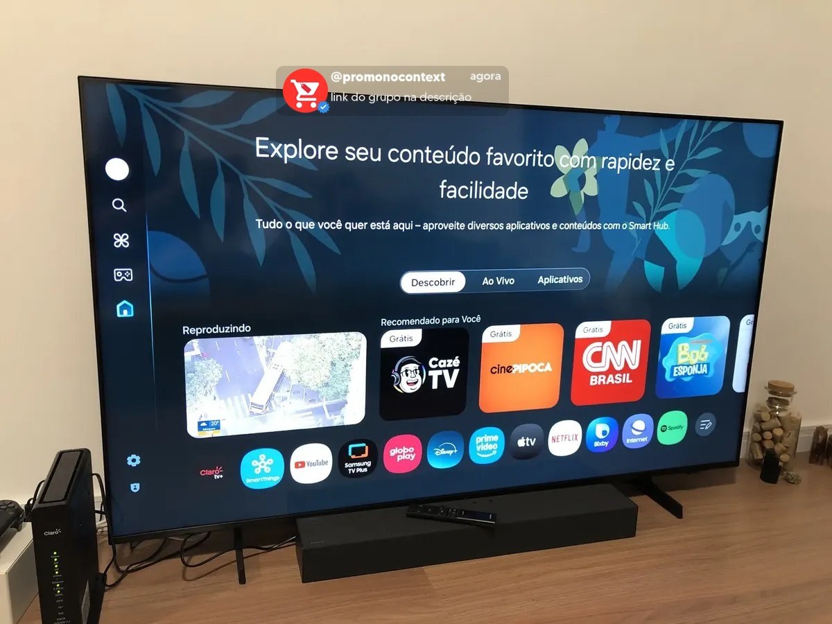 Samsung Smart Tv 58" Crystal Uhd 4k 2025 + Soundbar Hw-b400f