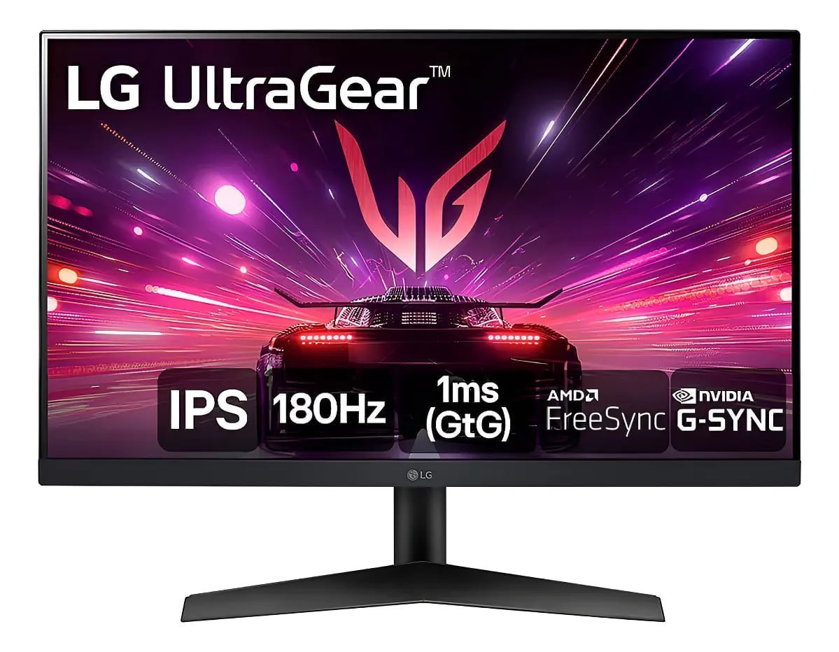 Monitor Gamer LG Ultragear 24 24GS60F-B IPS Full HD 180Hz 1ms