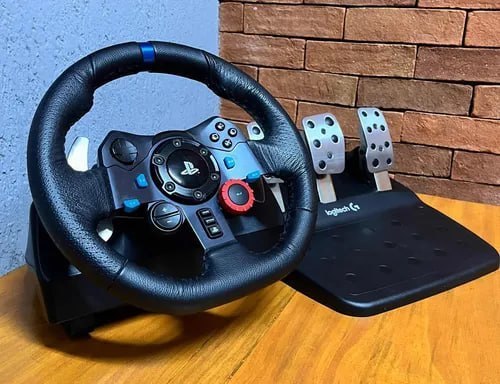 Volante de Corrida Driving Force c/ pedal Logitech G29 PS4
