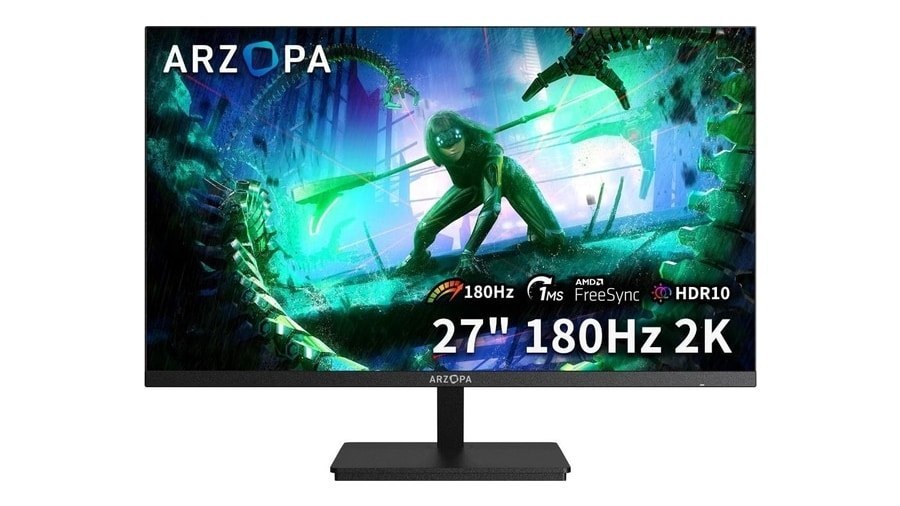 Monitor Gamer Arzopa M1RC, 27" 2K QHD 180Hz IPS, 1ms, 115% sRGB