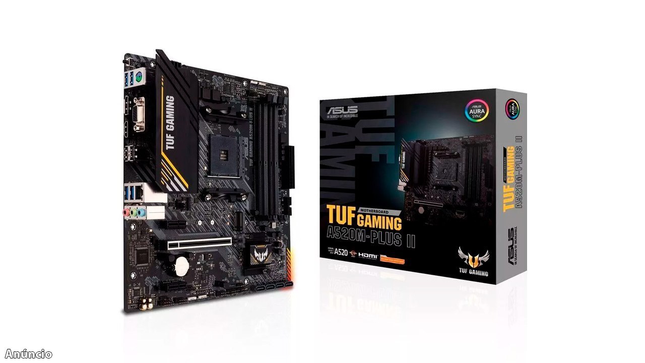 Placa Mãe Asus Tuf Gaming A520m-plus II 90MB17G0-M0EAY0