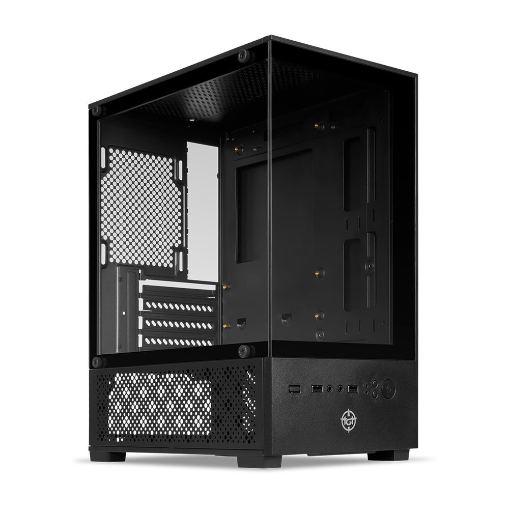 Gabinete Gamer TGT Legion, Mini-Tower, Lateral de Vidro, Preto