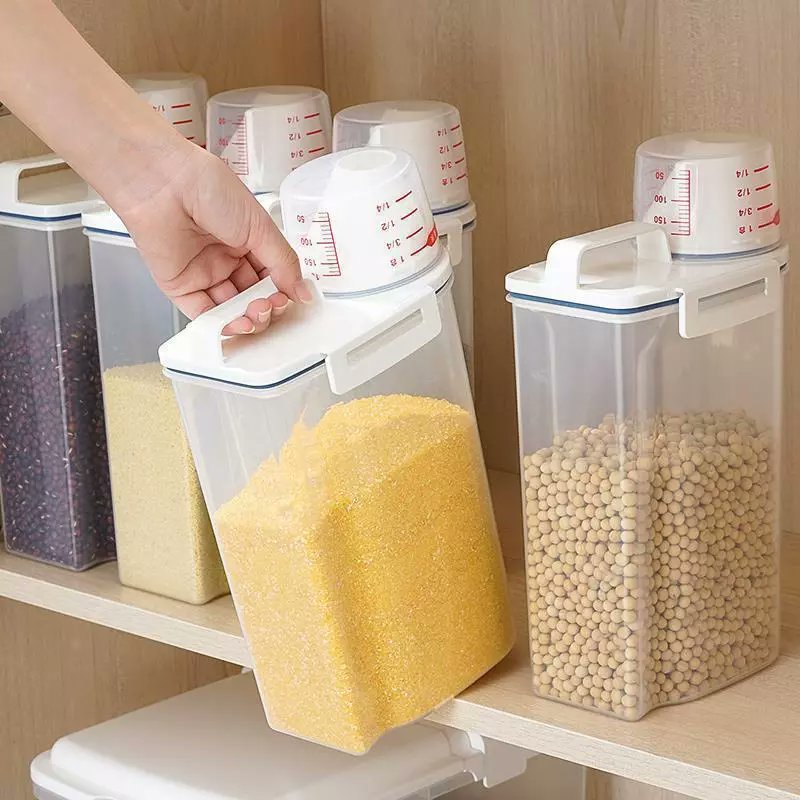 Pote Hermético Com Copo Medidor Multiuso 2.5L